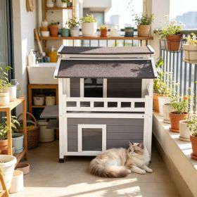 Heated Cat House for Outdoor (Option: default title)